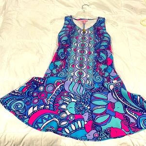 Lilly Pulitzer front zipper drop Waist dress